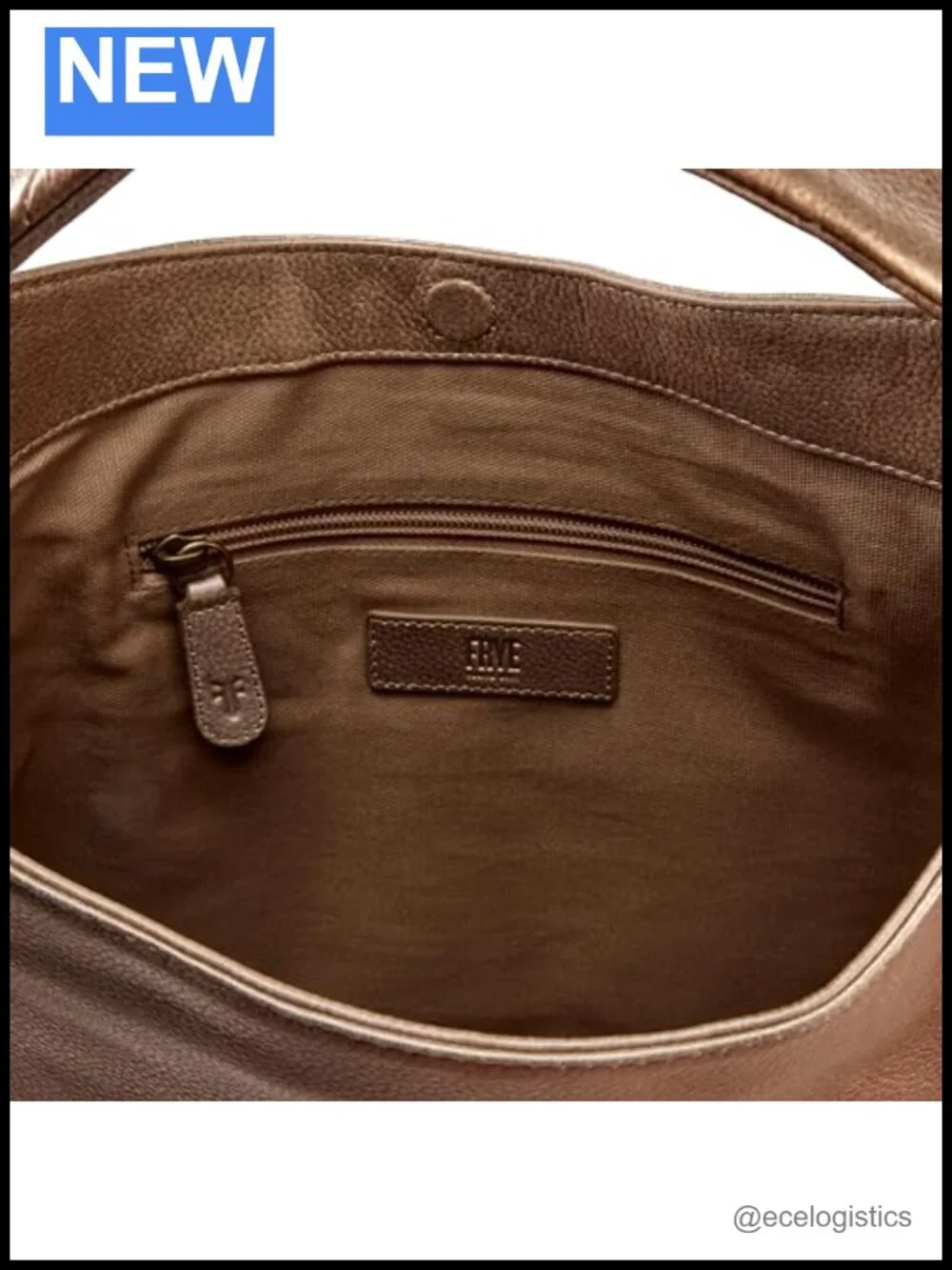 Genuine Leather Hobo Bag with Knot Detailing, Cotton Canvas Lining, Shoulder